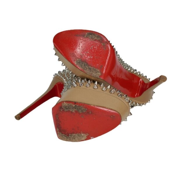 Christian Louboutin Bianca Spikes 140 Platform Pumps - Picture 5 of 6